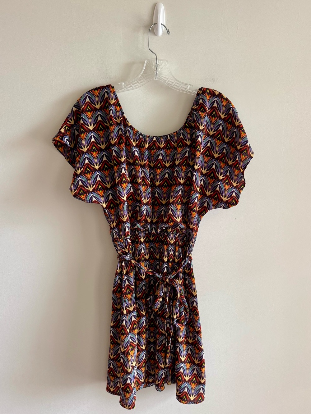 Alice + Olivia Georgia Off Shoulder Printed Mini Dress